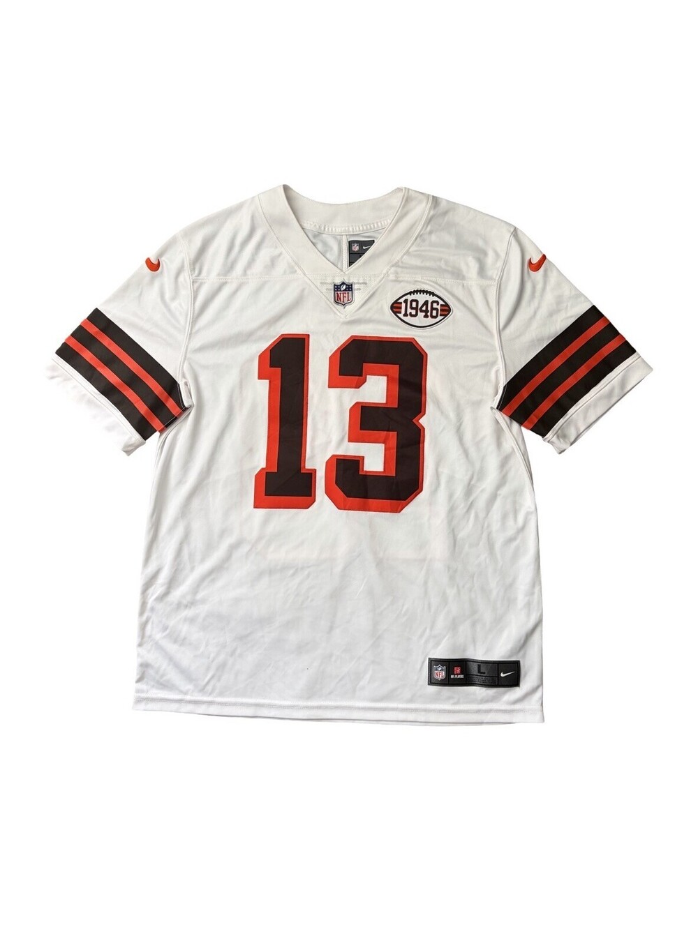 Nike Cleveland Browns Jersey Odell Beckham Jr. #13 White 1946 Men’s Size Large